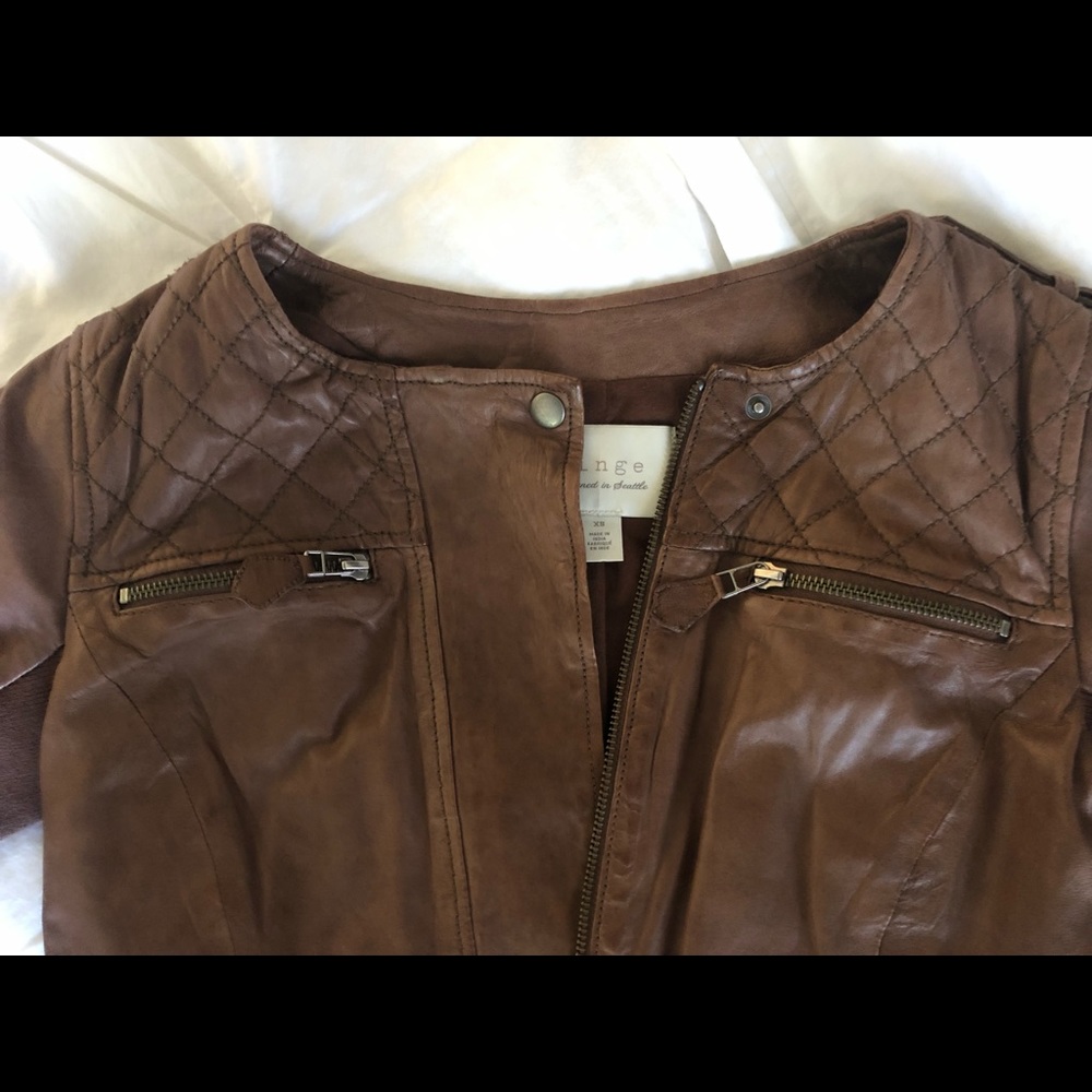 Hinge Quilted Leather Jacket - image 4